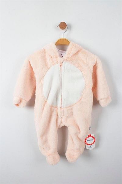 TRENDİMİZBİR (BY MURAT BABY) Rabbit Ear Detailed Baby Romper
