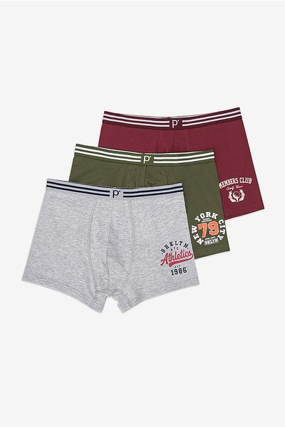 Penti Πολύχρωμα σλιπ μπόξερ Cities 3 Pack