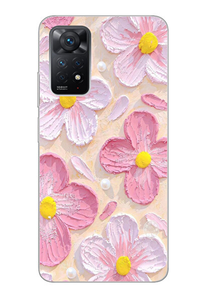 moonset Xiaomi Redmi Note 11 Pro/Note 12 Pro 4G Uyumlu Pastel Çiçek Tasarımlı...