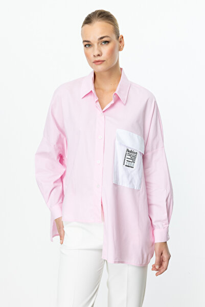 ON TRİKO Cămașă oversize cu croială asimetrică 56331-25