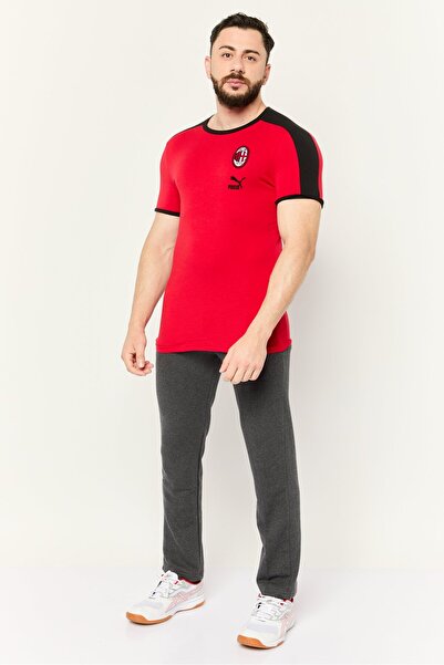 Puma Men Sportswear Fit Short Sleeve Outdoor T Shirt, Red