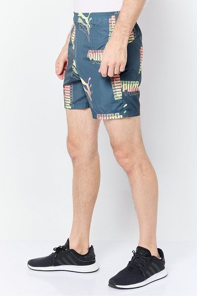 Puma Men Regular Fit Training Shorts, Dark Slate