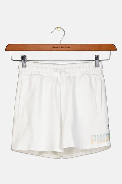 Puma Kids Girl Relaxed Fit Outdoor Shorts, White