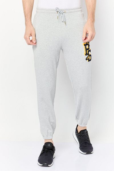 Puma Men Sportswear Fit Running Sweatpants, Light Grey