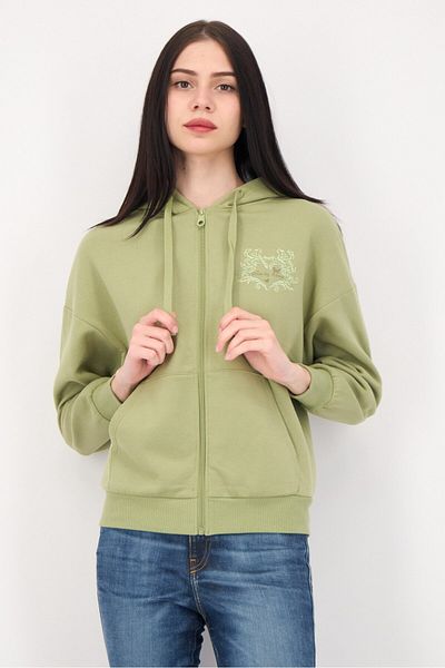 Don't Call Me Jennyfer Women Graphic Print Hoodie, Green