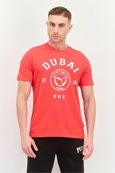 Puma Men Sportswear Fit Short Sleeve Outdoor T-shirt, Red