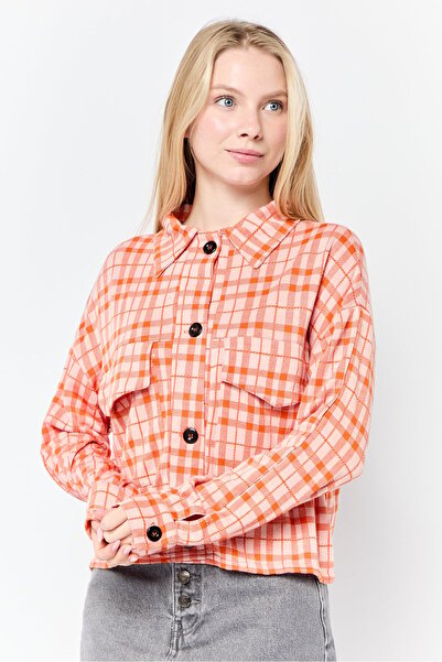 Asos Design بلوزة نسائية مربعة بياقة واسعة، متعددة الألوان