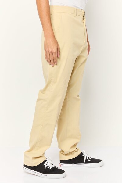 Esprit Men Slim Fit Plain Chino Pants, Tan