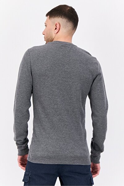 Polo Ralph Lauren Men Crew Neck Embroidered Logo Long Sleeves Sweatshirt, Grey