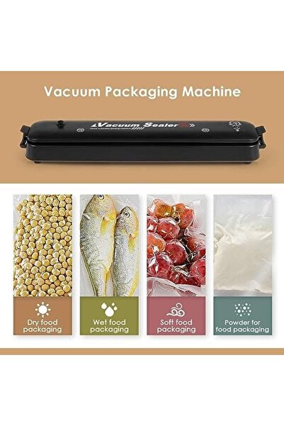 Generic Vacuum Sealer Machine Automatic Food Sealing System with 10 Bags, Easy to Clean & Safety Certified