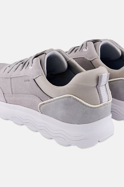 Geox Men Lace Up Casual Shoes, Light Grey