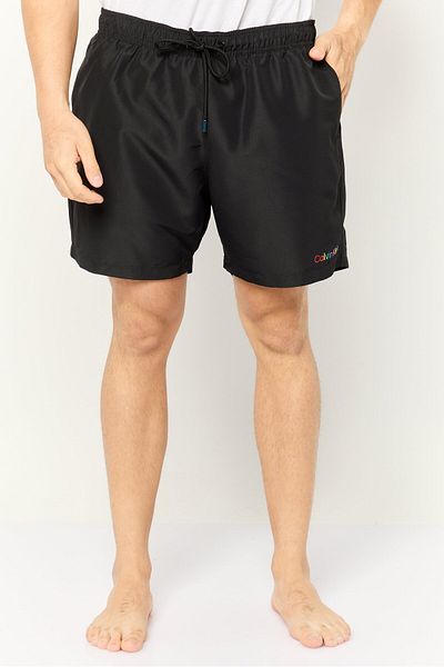 Calvin Klein Men Brand Logo Board Shorts, Black