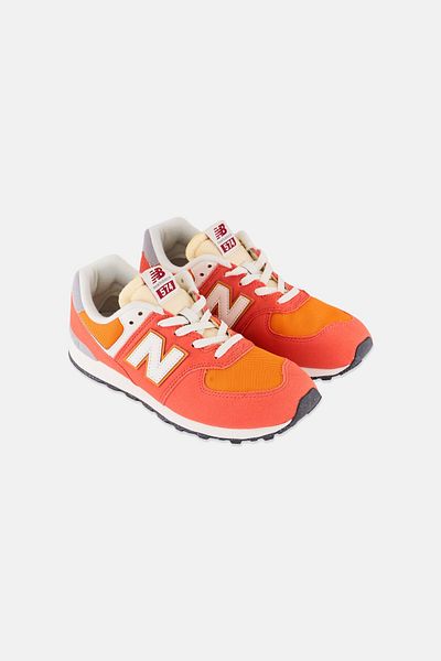 New Balance Kids Boy GC574RCB Medium Lace Up Outdoor Shoes, Multicolor