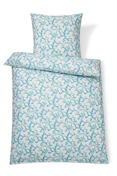 Tchibo Premium Cotton Queen Duvet Set 155 x 220 cm, Light Blue