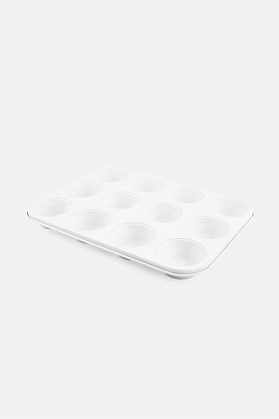 Phantom Chef 12 Cups Muffin Pan 35 X 27 X 3 Cm, White