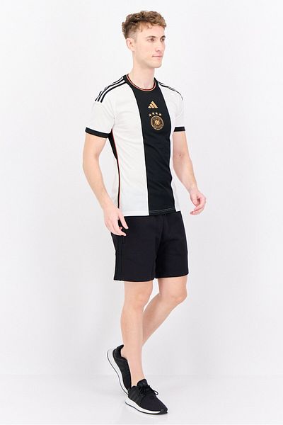adidas Men Sportswear Fit Brand Logo Training Shorts, Black