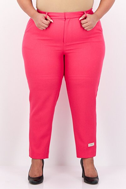 The Giving Movement Women Regular Fit Embroidered Tapered Pants, Pink