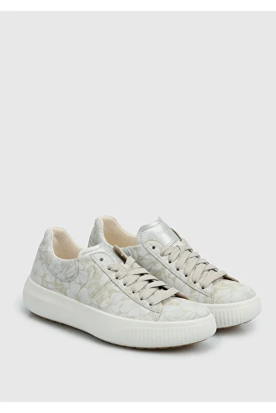 Legero Tenis de damă din piele albă