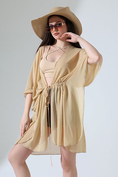 Esberin Front Lace Tulle Pareo