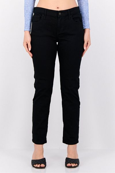 Esprit Women Slim Fit Solid Denim Jeans, Black