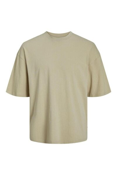 Jack & Jones JORGRAND OVERSIZE TEE SS CREW NECK BLK Erkek Fields Of Rye T-Shirt - 12253993