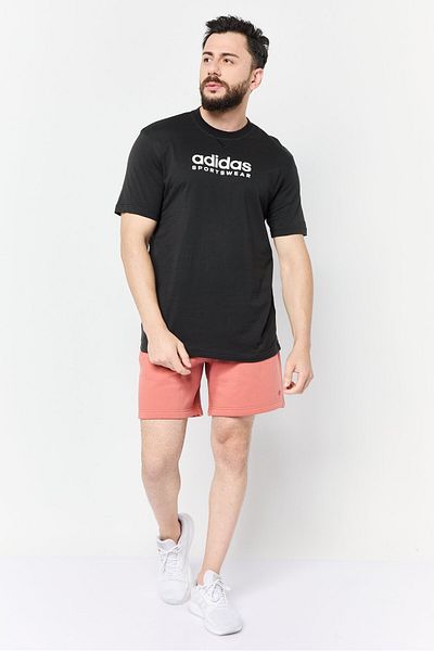 adidas Men Sportswear Fit Short Sleeve Outdoor T-shirt, Black