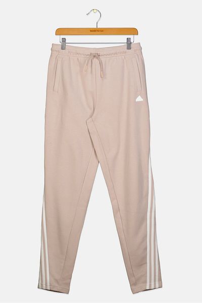 adidas Kids Boy Brand Logo Outdoor Trackpants, Beige