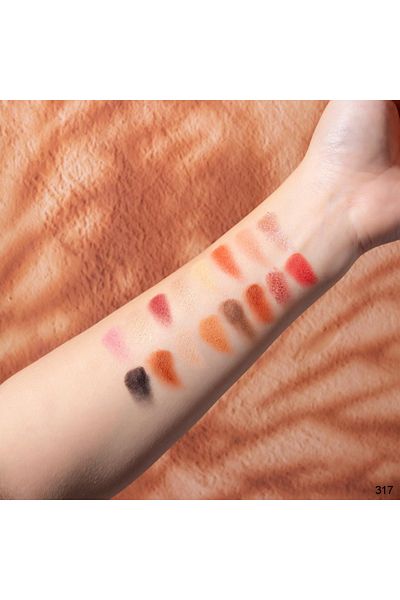 YOLAND BEAUTY Yoland Beauty 16-Color Luxury Eyeshadow Palette, Roselyn 317