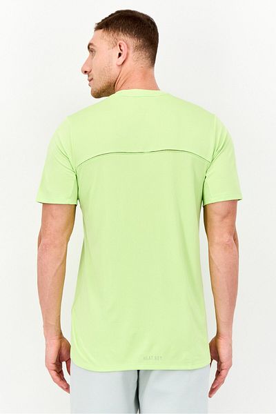 adidas Men Sportswear Fit Short Sleeves Training T-Shirt, Lime Green