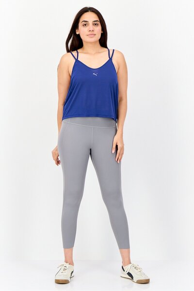 Puma Women Regular Fit Sleeveless Training Top, Dark Blue