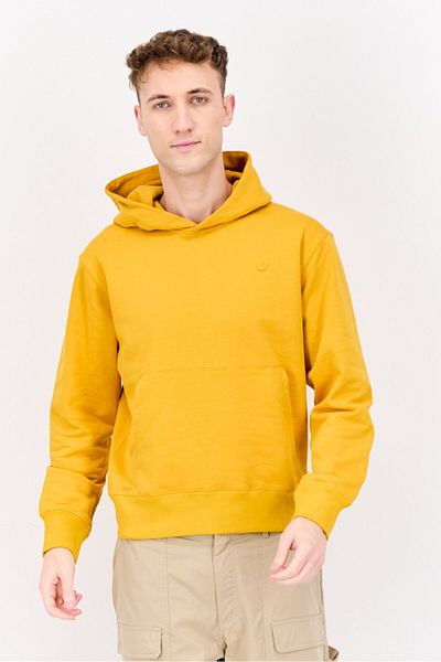 adidas Men Sportswear Fit Hooded Outdoor Hoodie, Mustard
