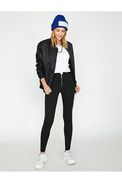 Koton Zipper Detailed Leggings