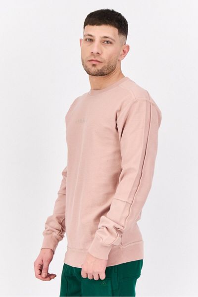 adidas Men Sportswear Fit Long Sleeves Outdoor Sweatshirt, Old Rose