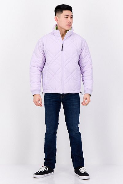 Esprit Men Quilted Detachable Sleeve Reversible Puffer Jacket, Multicolor