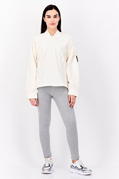 adidas Women Sportswear Fit Long Sleeves Training Jacket, Cream