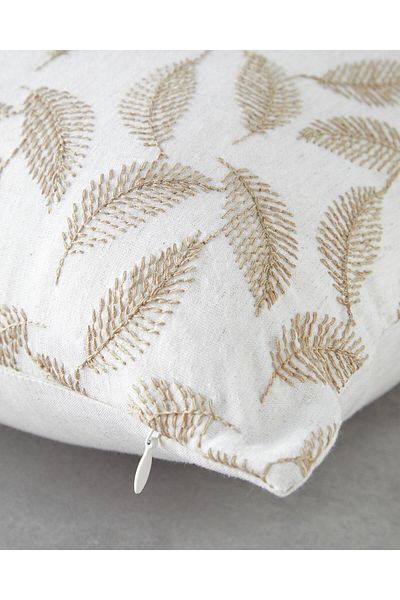 English Home Husa de perna natural Leafy 42x42 cm