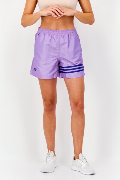 adidas Women Sportswear Fit Brand Logo Training Shorts, Purple