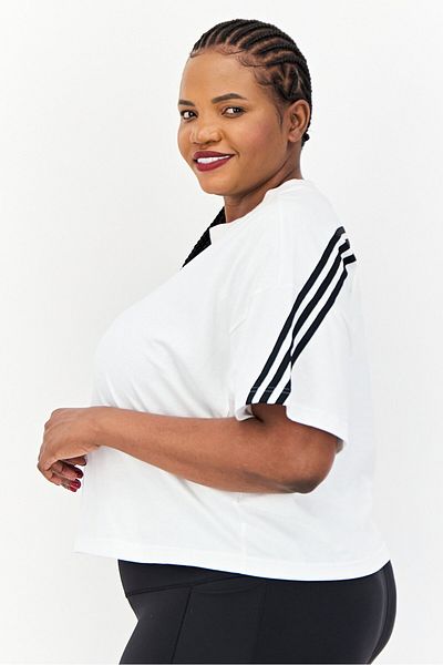 adidas Women Sportswear Fit Short Sleeve Outdoor T-shirts, White