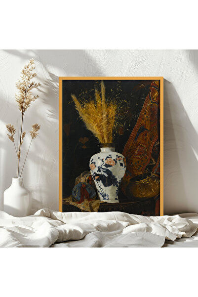 HOMEPACK Tekli Ahşap Çerçeveli Tablo Tek Parça Poster Tablo TK/1431