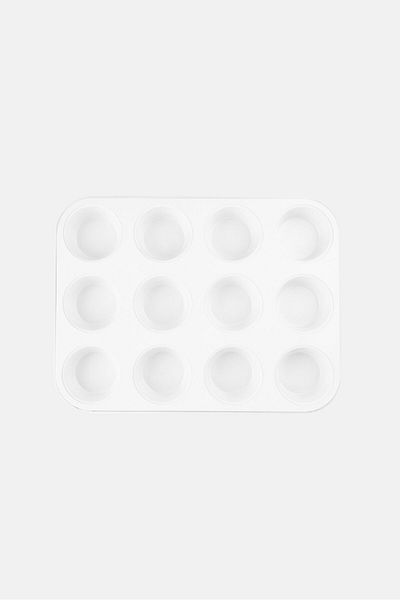 Phantom Chef 12 Cups Muffin Pan 35 X 27 X 3 Cm, White