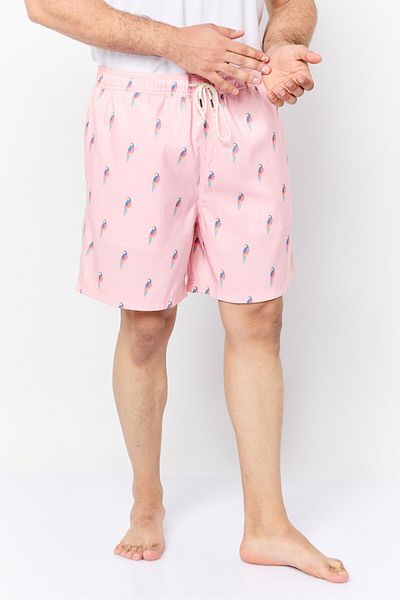Dockers Men Allover Print Board Short, Pink