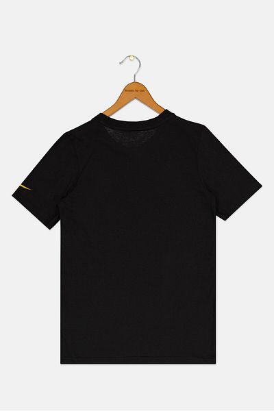 Nike X Nba Kids Boy Sportswear Fit Short Sleeve Warriors Outdoor T-shirts,black