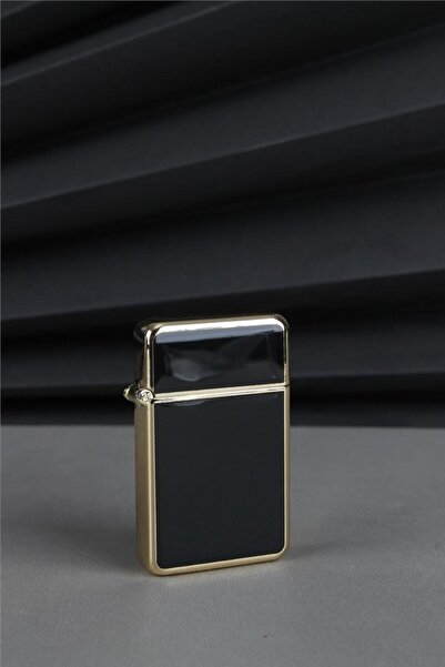 Silvio Monetti Kapaklı Özel Tasarım Siyah Gazlı Çakmak - 25CAK129M01