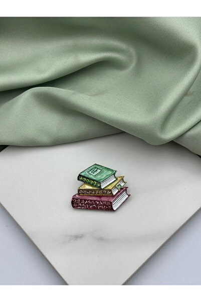 Lumiera Kitaplar Tasarım Öğretmen Meslek Öğretmenler Günü Broş Yaka İğnesi