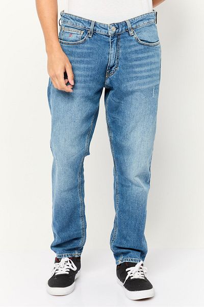 Esprit Men Slim Fit Washed Stretchable Jeans, Blue