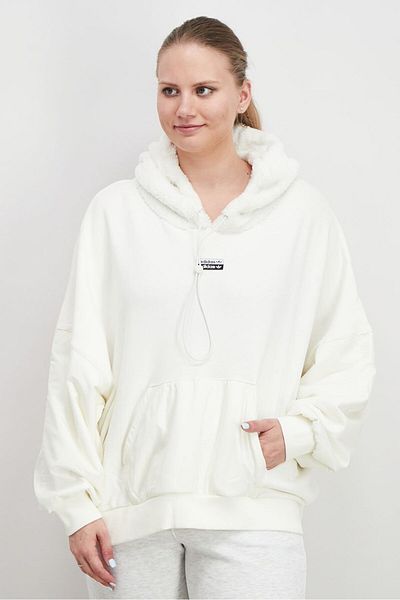 adidas Women Sportswear Fit Long Sleeves Sweatshirt, Off White
