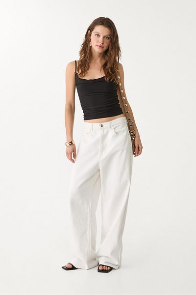Stradivarius Draped strappy top