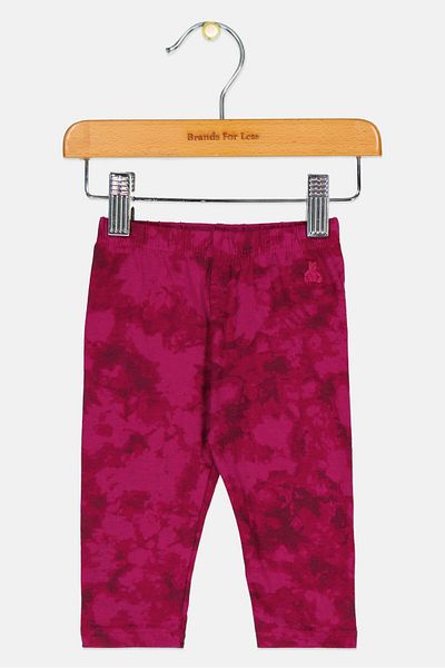 GAP Toddlers Girl Tie Dye Leggings, Purple
