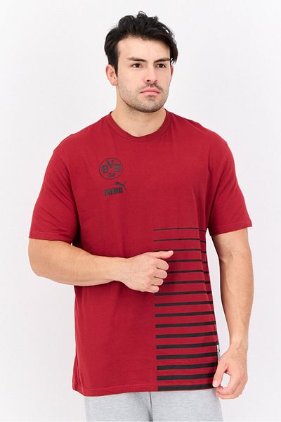 Puma Men Sportswear Fit Short Sleeve Outdoor T-shirt, Brown/black