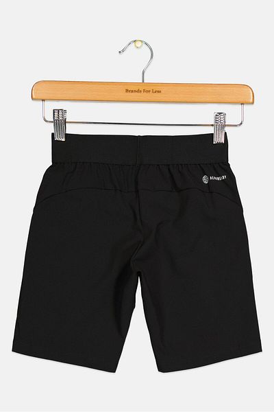 adidas Kids Girl Pull On Brand Logo Training Shorts, Black